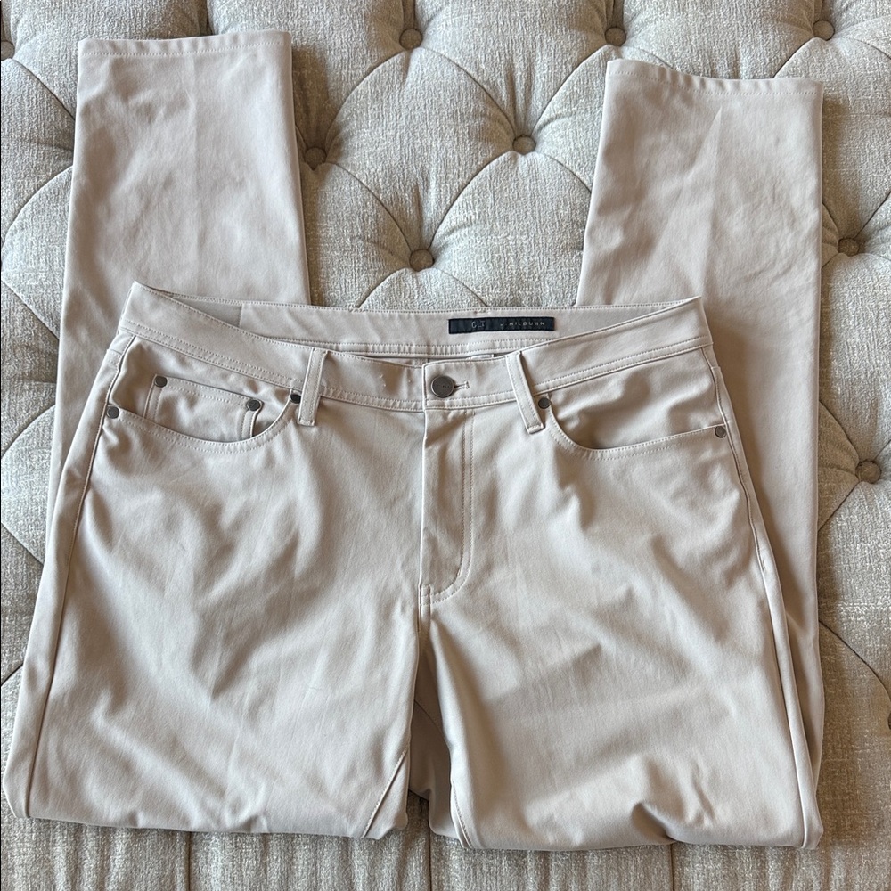 J Hilburn‎ performance men’s 35 x 32 Cream Jeans pants